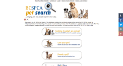 Desktop Screenshot of bcspcapets.shelterbuddy.com